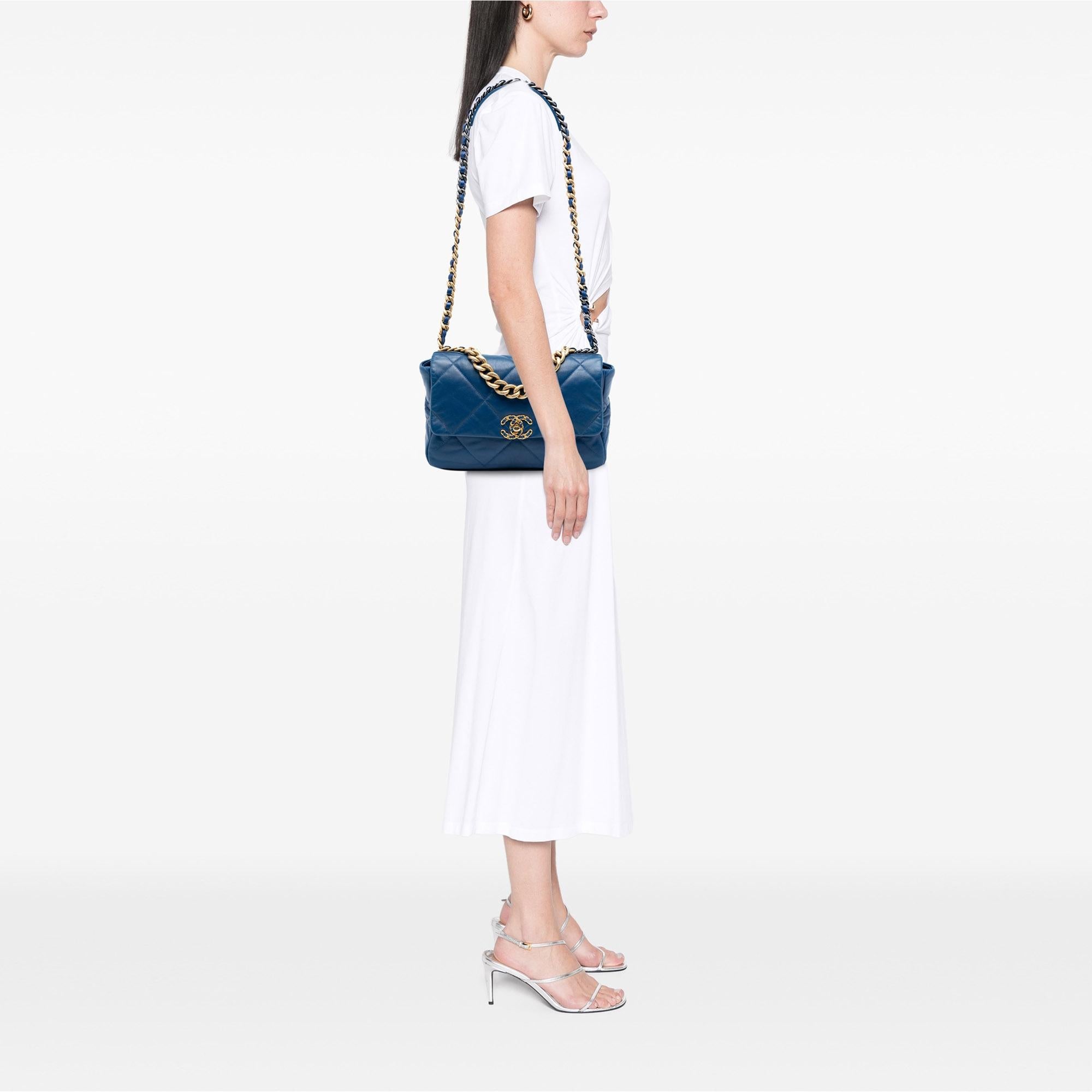 Chanel Large Lambskin 19 Flap