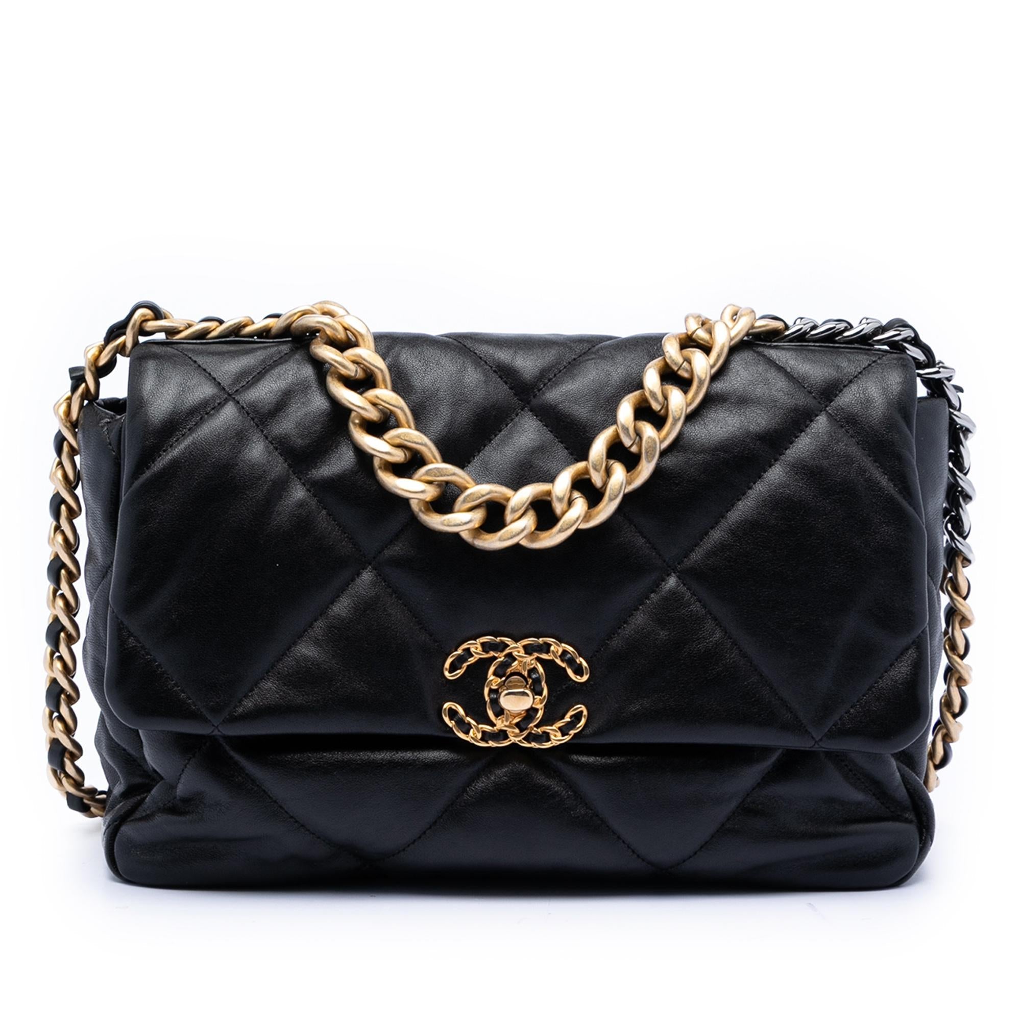 Chanel Large Lambskin 19 Flap