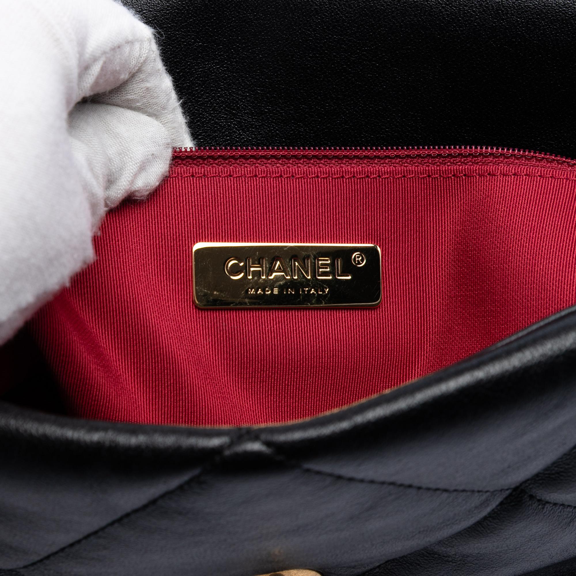 Chanel Large Lambskin 19 Flap