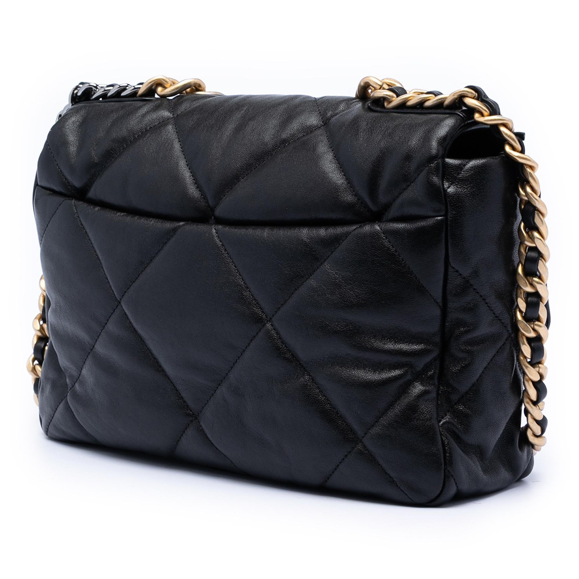 Chanel Large Lambskin 19 Flap