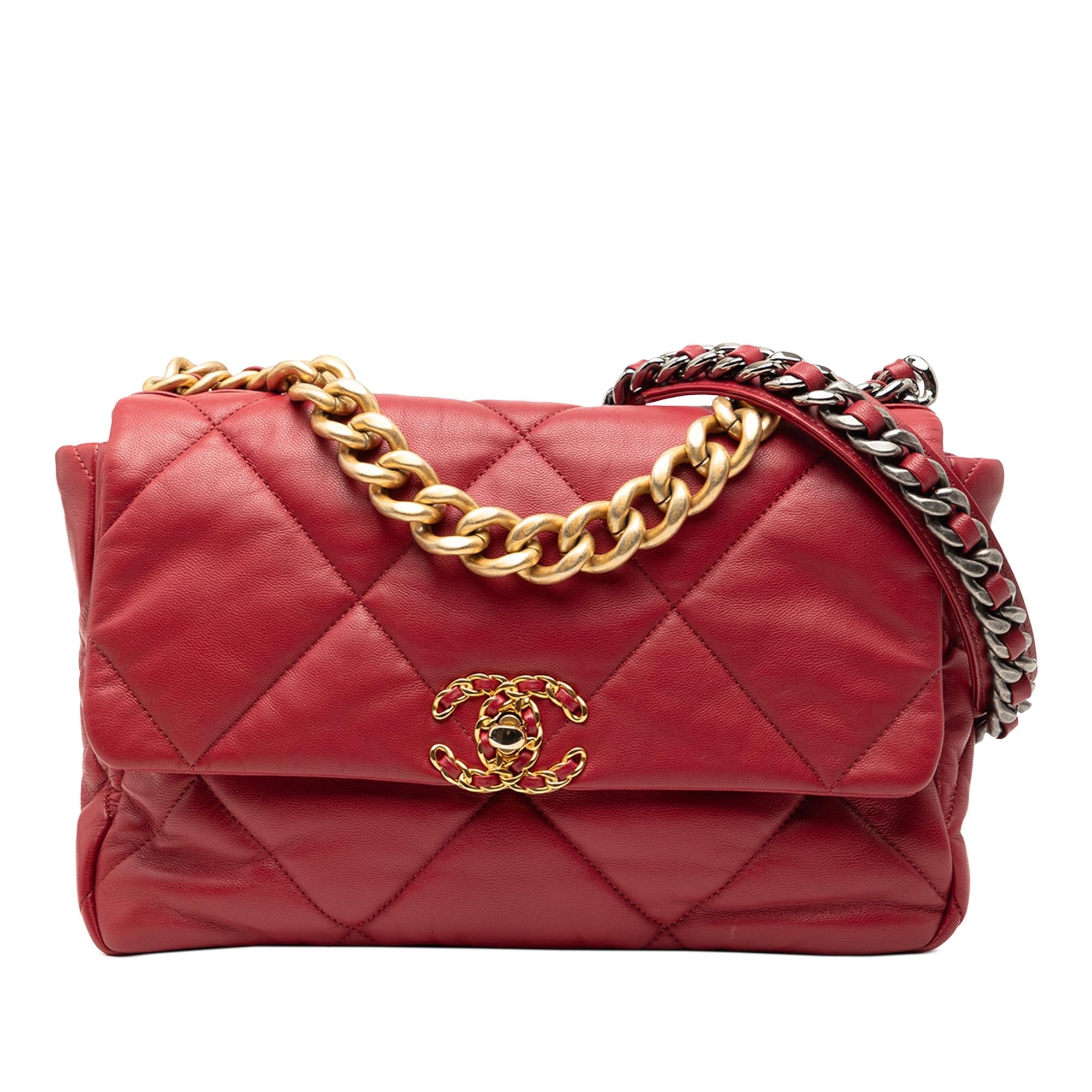 Chanel Large Lambskin 19 Flap