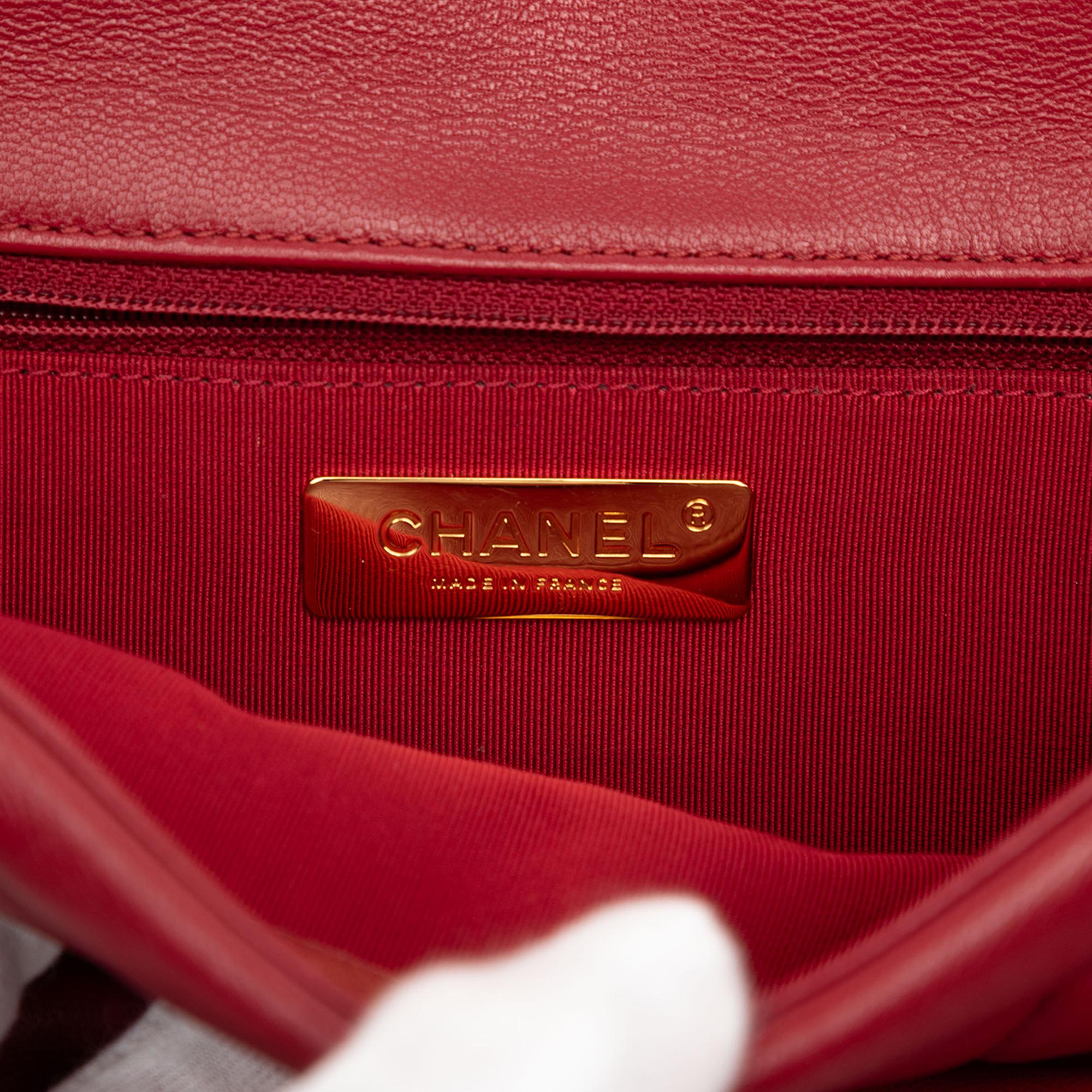 Chanel Large Lambskin 19 Flap