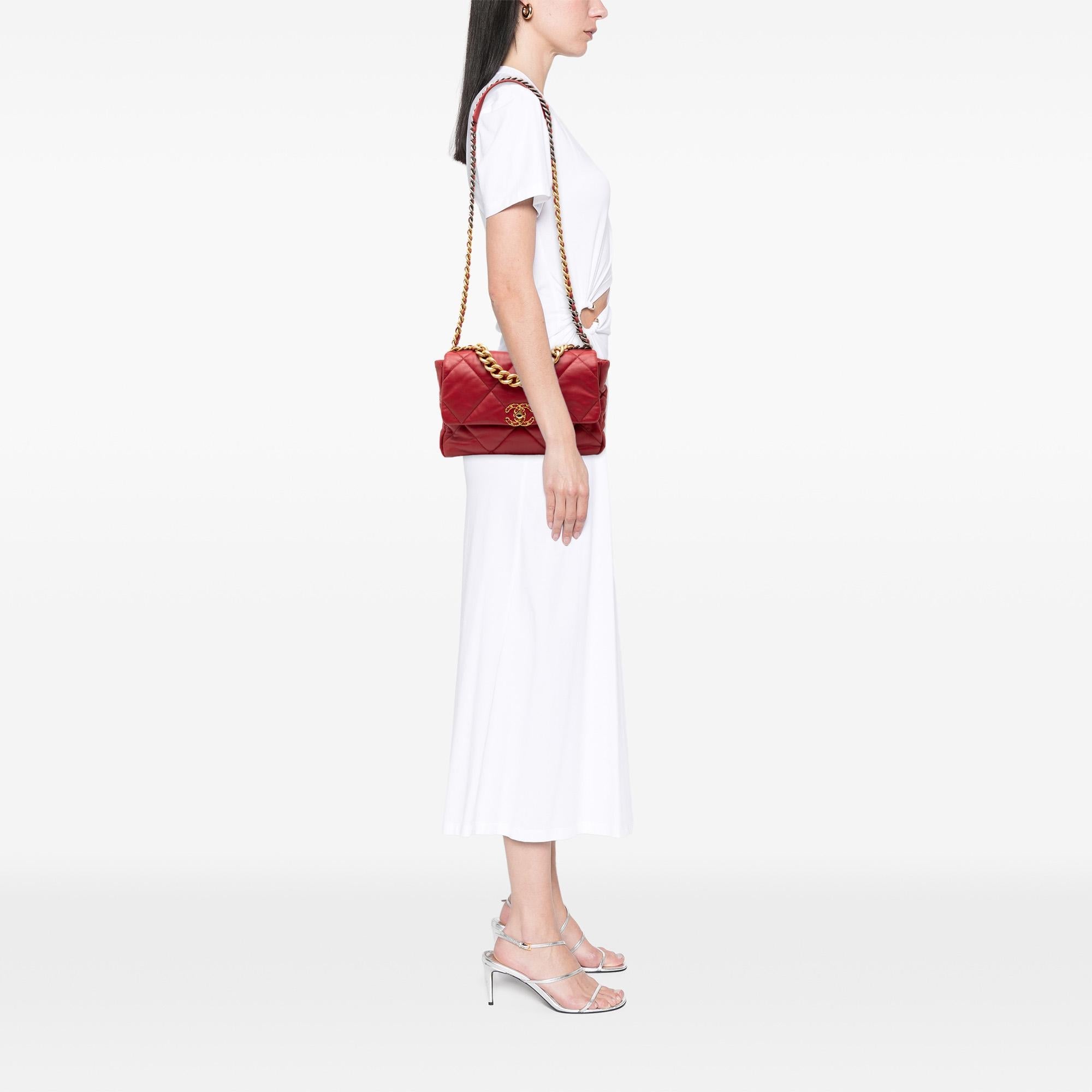 Chanel Large Lambskin 19 Flap