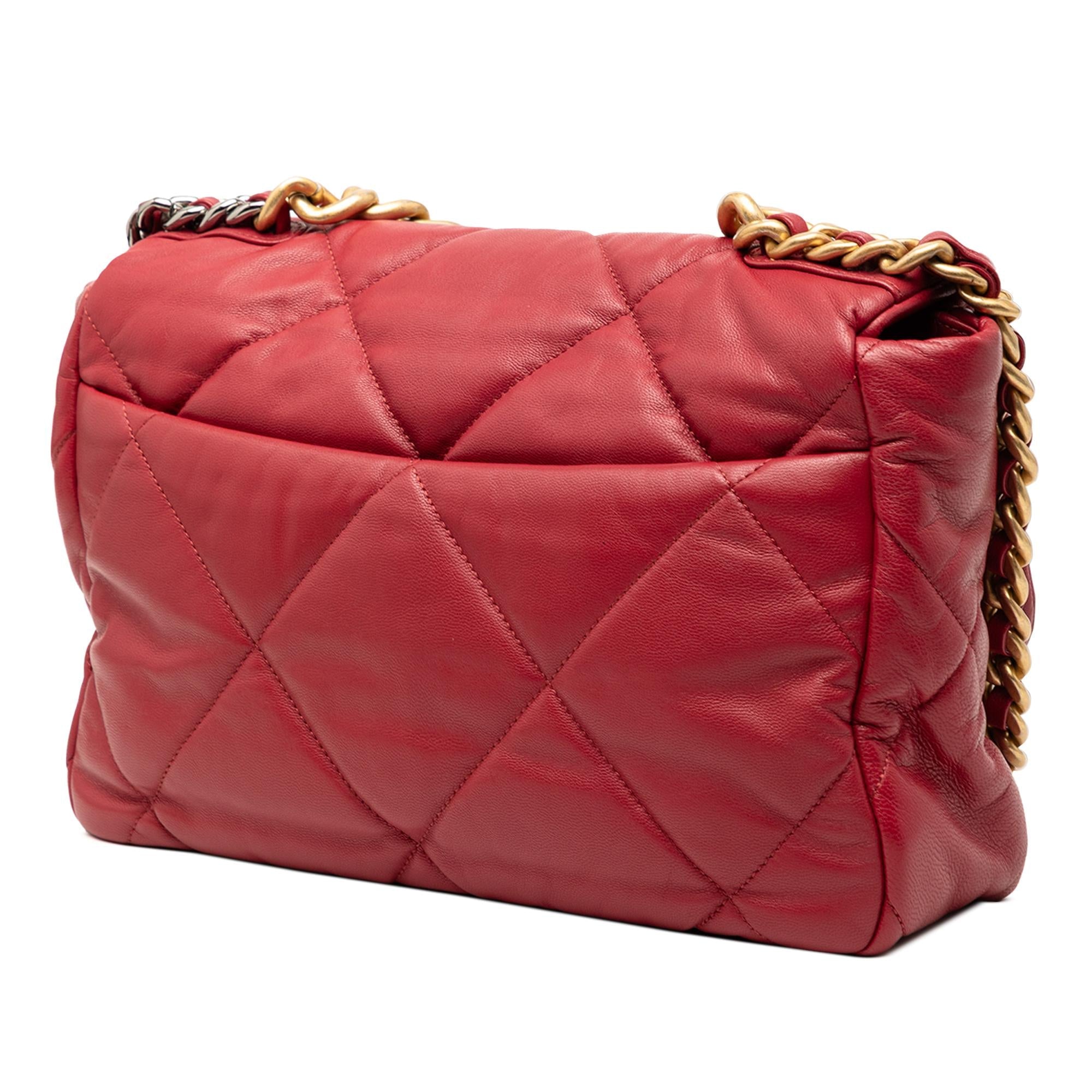 Chanel Large Lambskin 19 Flap
