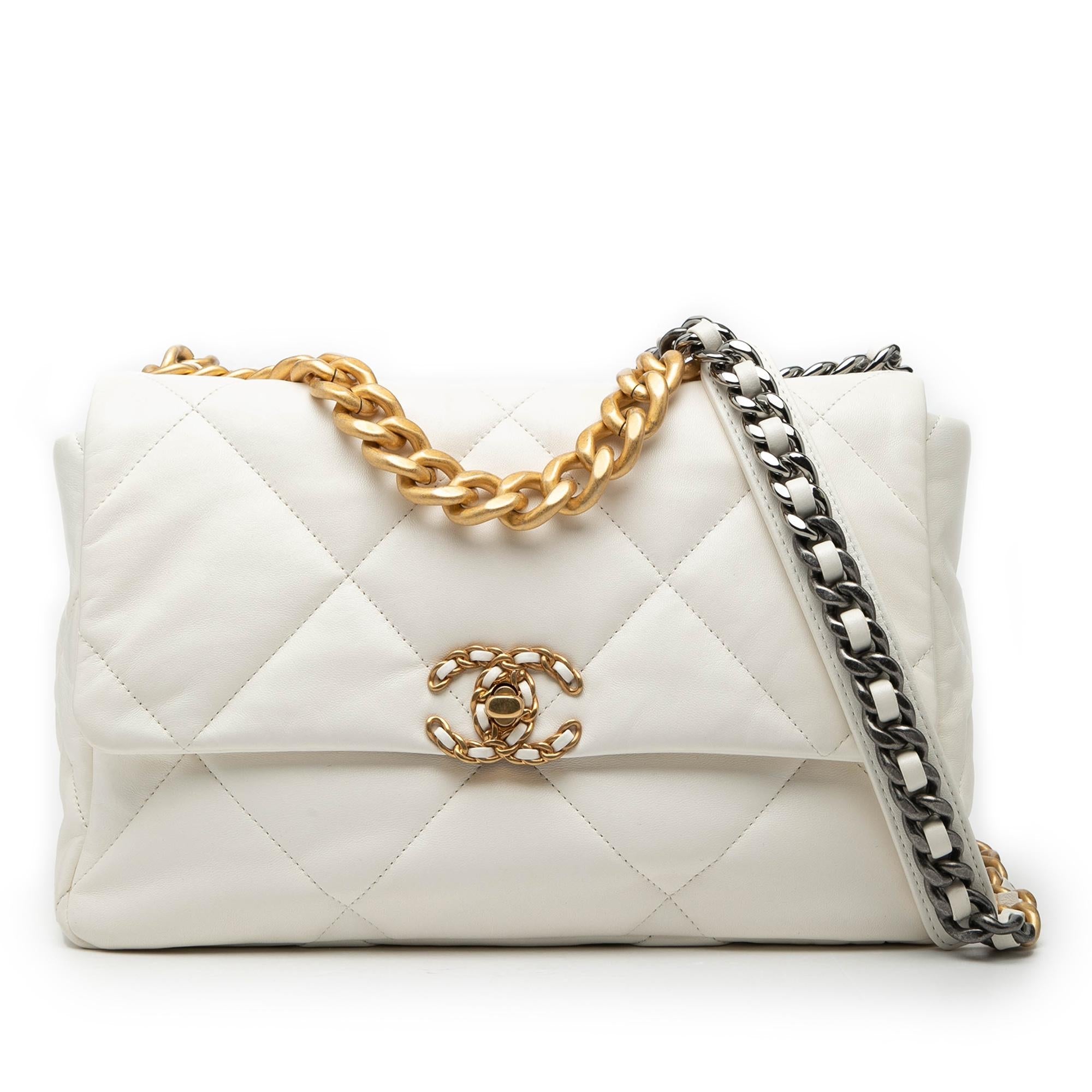 Chanel Large Lambskin 19 Flap