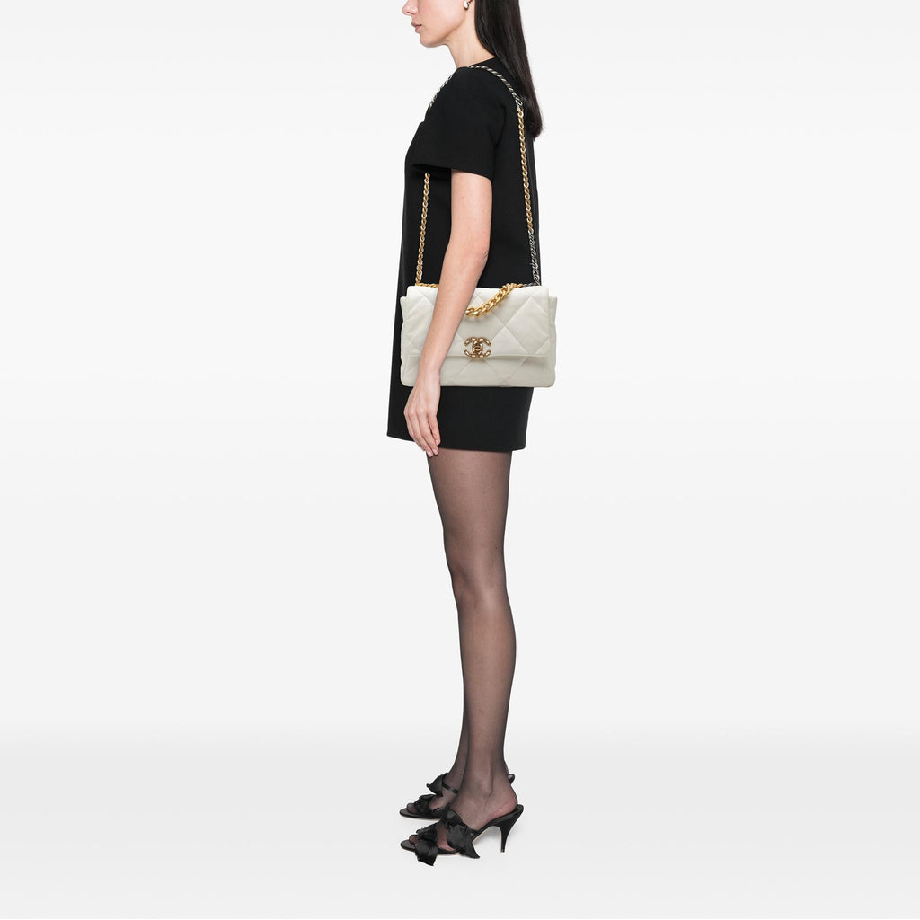 Chanel Large Lambskin 19 Flap