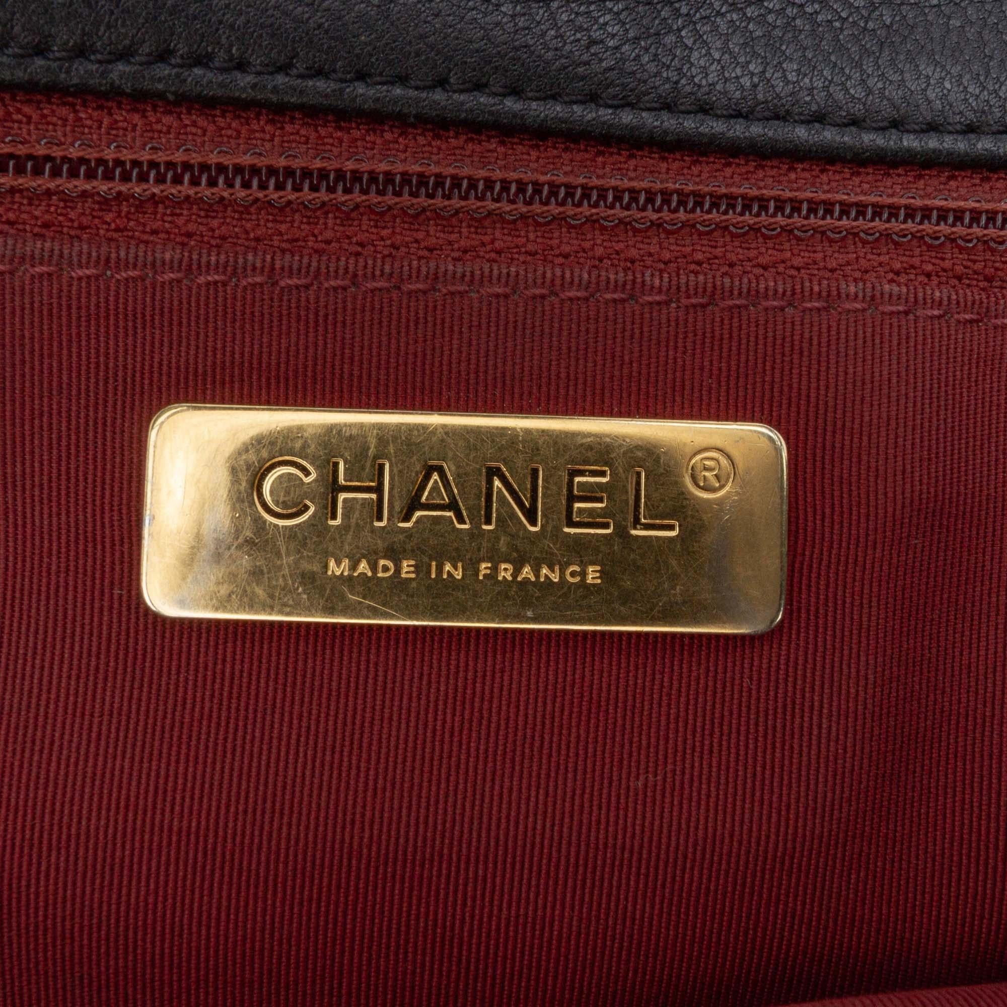 Chanel Large Lambskin 19 Flap