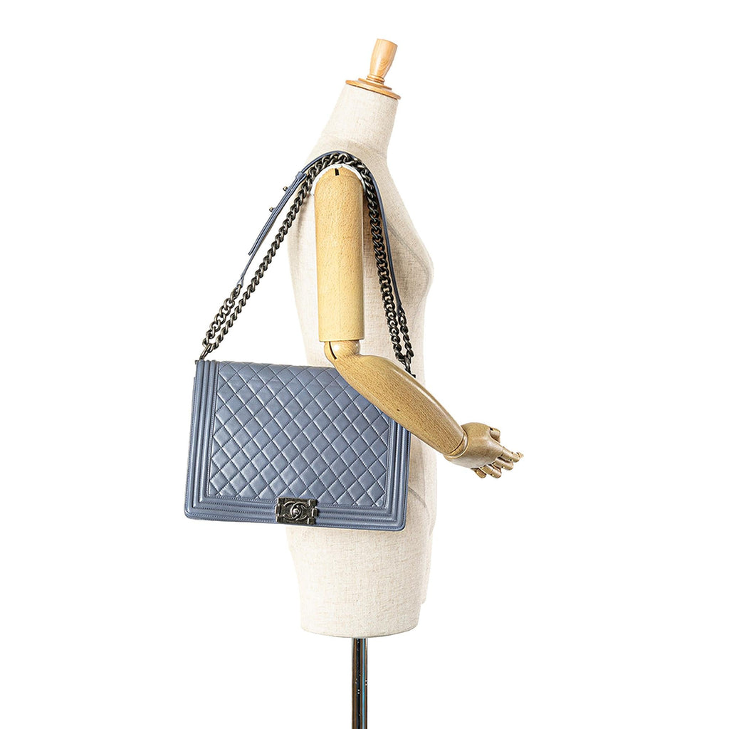 Chanel Large Lambskin Boy Flap