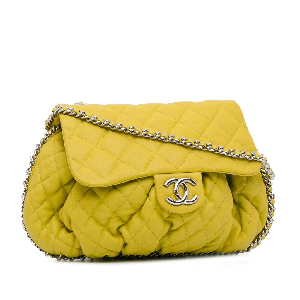 Chanel Large Lambskin Chain Around Flap (SHG-XF6XZl)