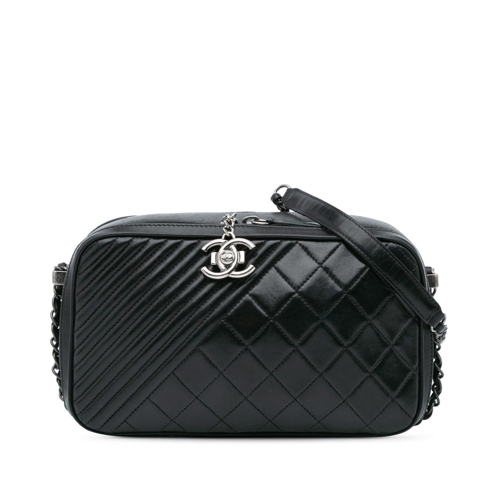 Chanel Large Lambskin Coco Boy Camera Bag