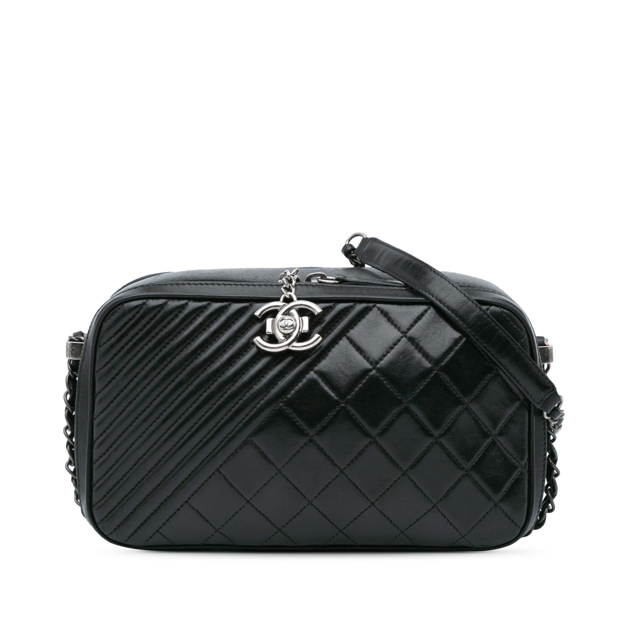 Chanel Large Lambskin Coco Boy Camera Bag