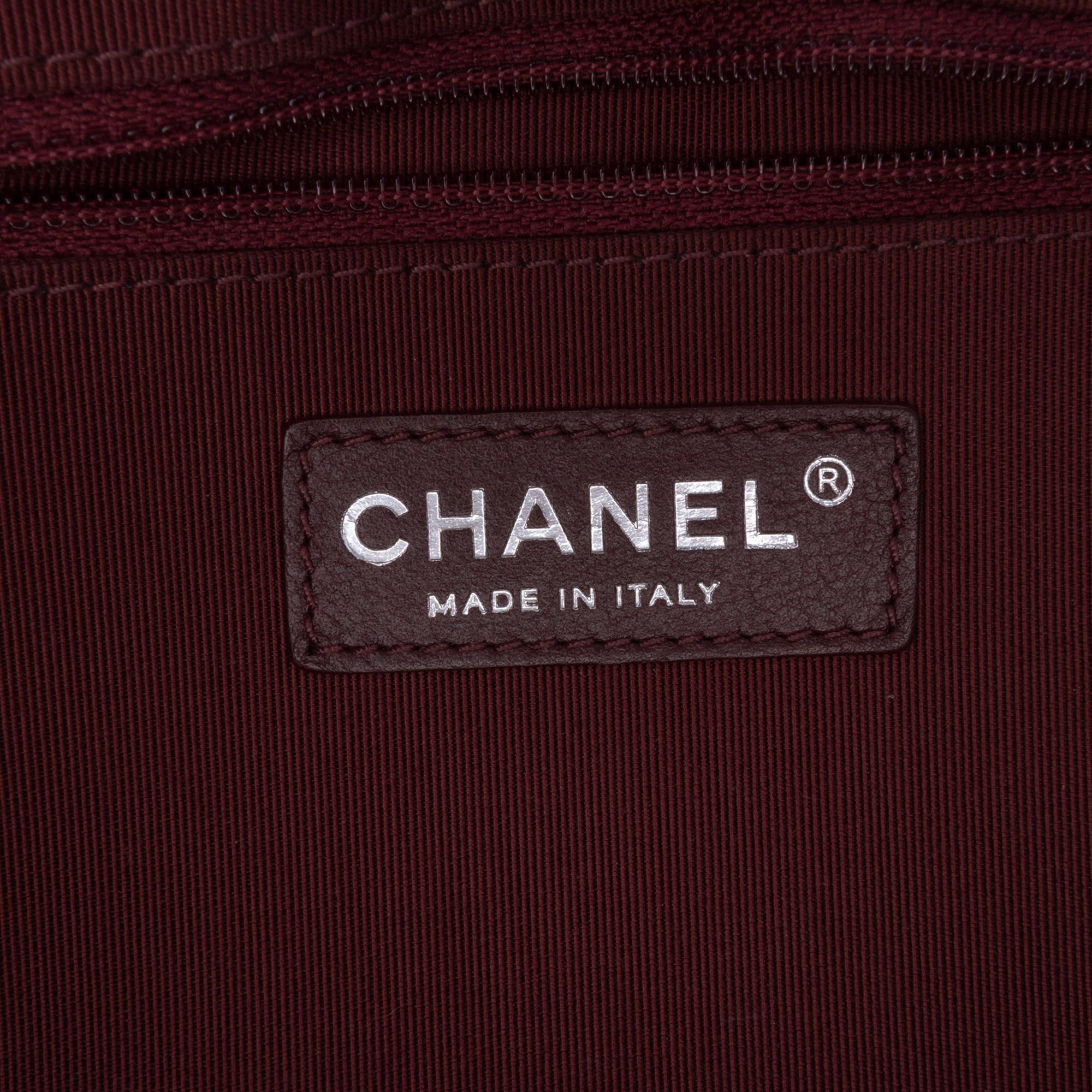 Chanel Large Lambskin Coco Boy Camera Bag