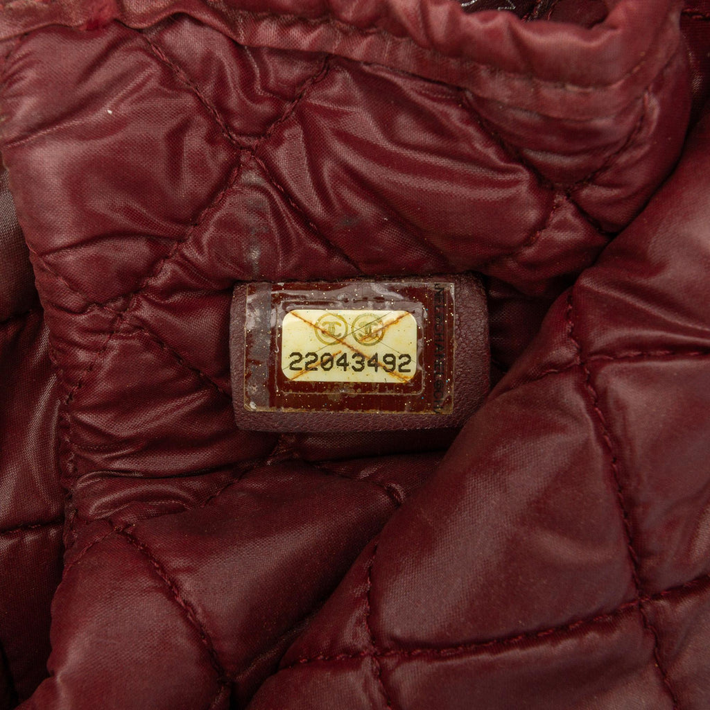 Chanel Large Lambskin Colorblock Patchwork O Case