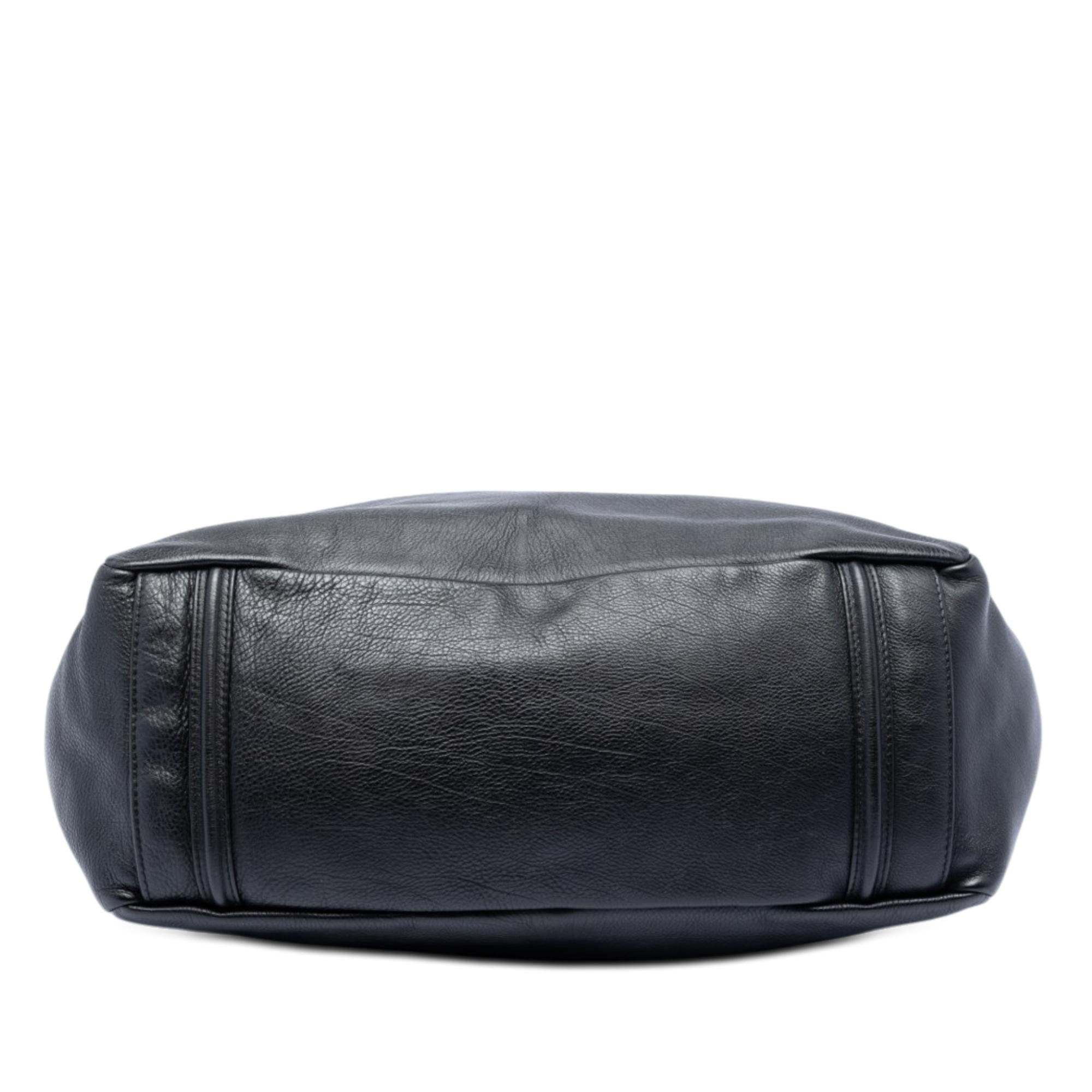 Chanel Large Lambskin Mademoiselle Lock Jewelry Chain Tote