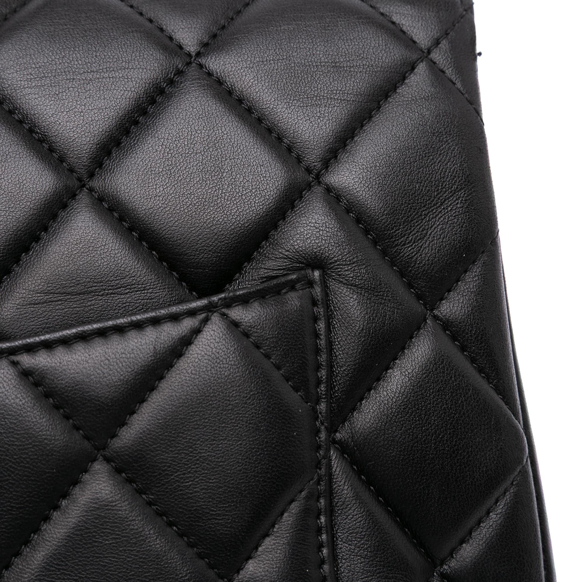 Chanel Large Lambskin Trendy CC Top Handle Bag