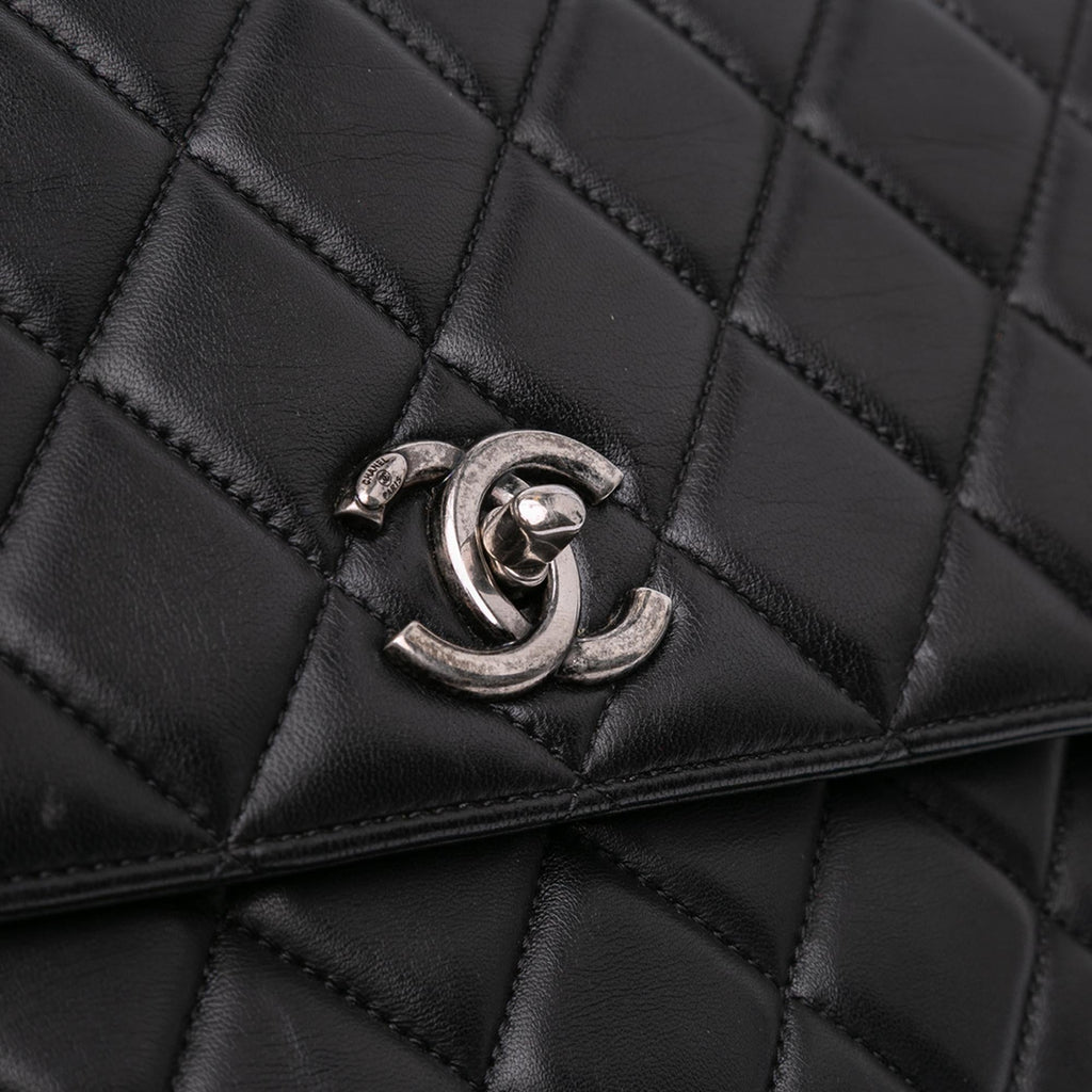 Chanel Large Lambskin Trendy CC Top Handle Bag