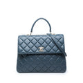 Chanel Large Lambskin Trendy CC Top Handle Flap