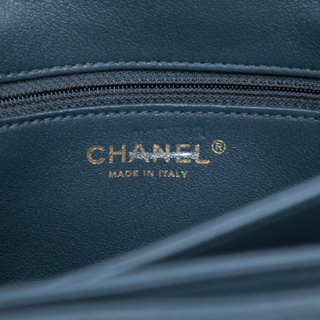 Chanel Large Lambskin Trendy CC Top Handle Flap