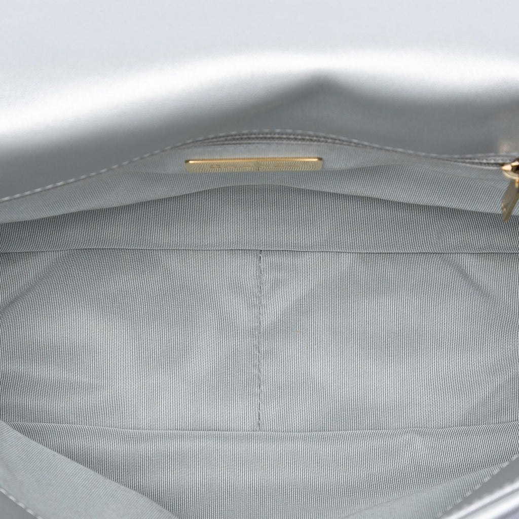 Chanel Large Metallic Lambskin 19 Flap