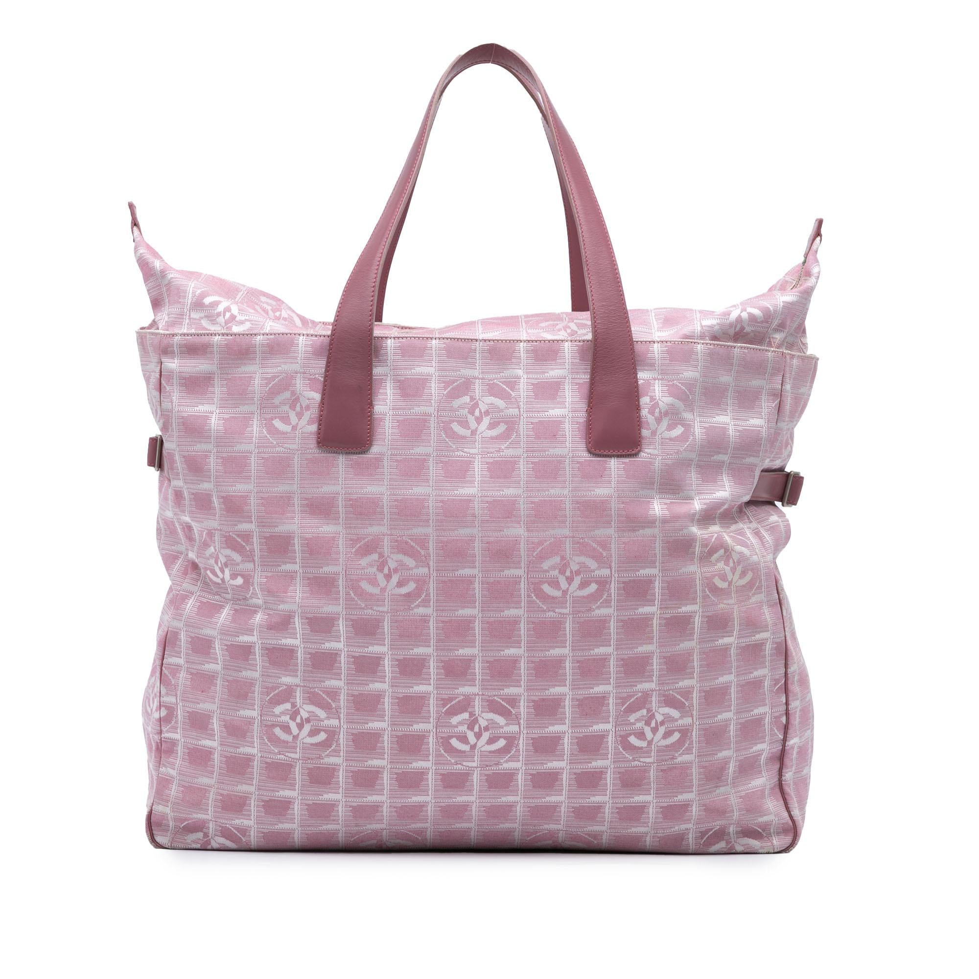 Chanel Large New Travel Line Nylon Tote