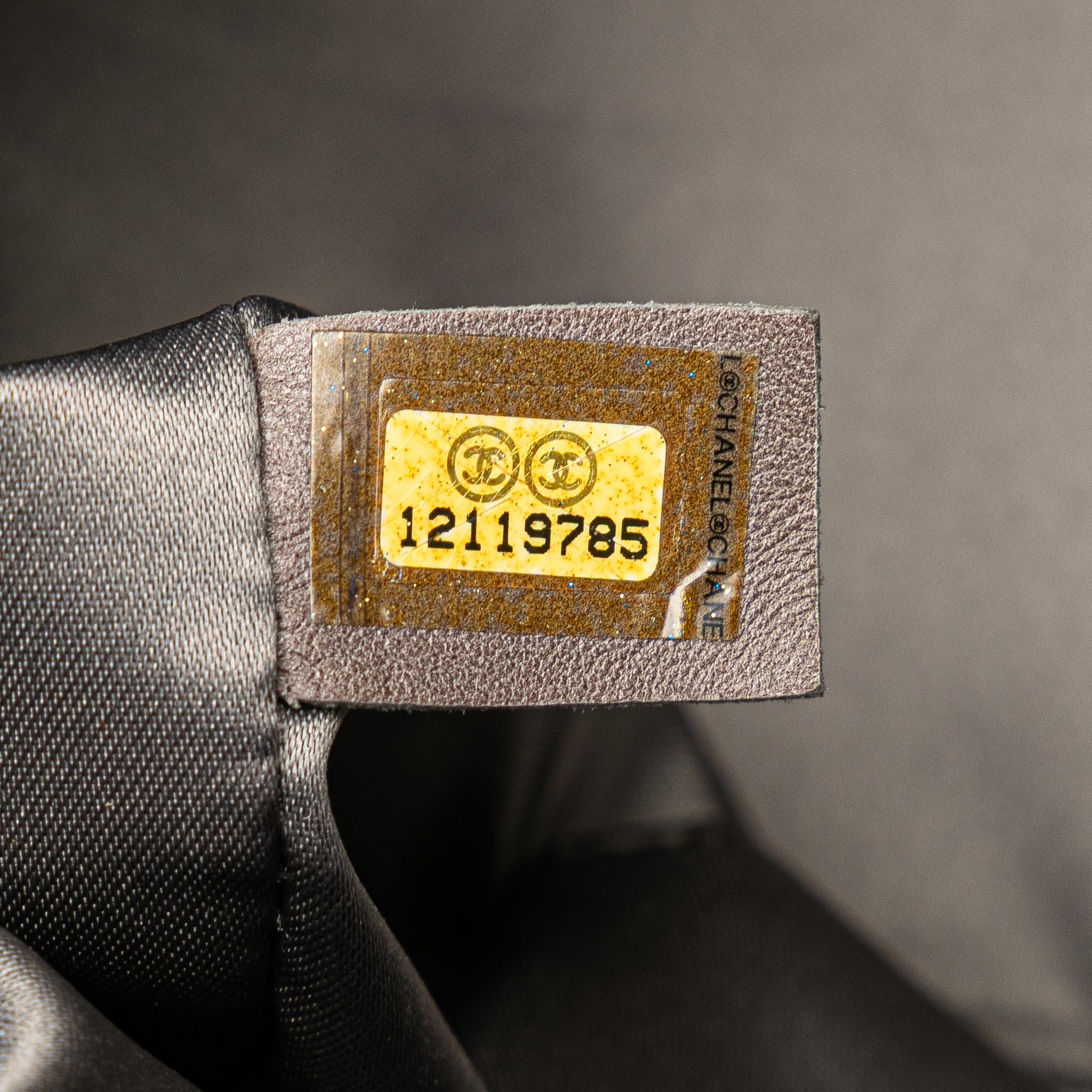 Chanel Large Patent Luxe Ligne Bowler Bag