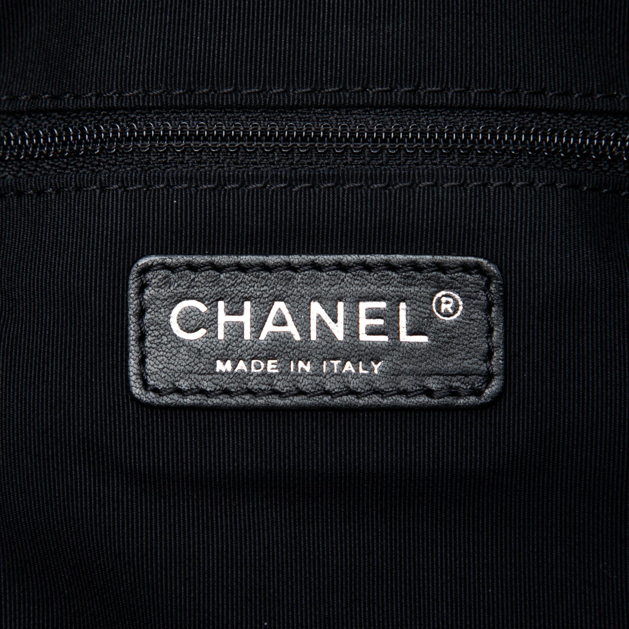 Chanel Large Patent Stretch Spirit Cabas Tote