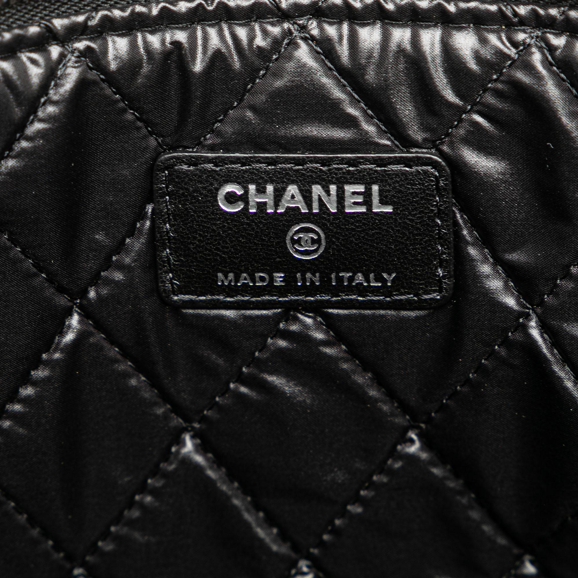 Chanel Large Printed Lambskin La Habana O Case Clutch (SHG-Zimn5u)