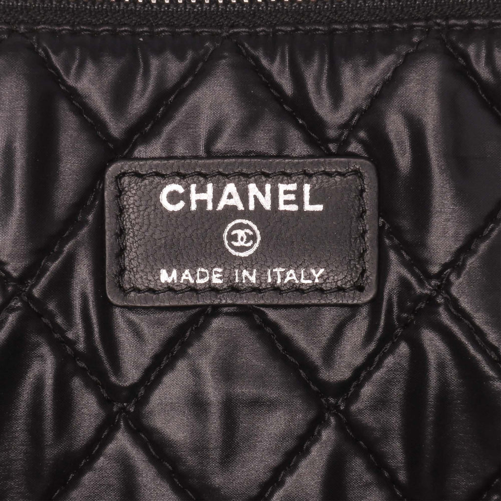 Chanel Large Printed Lambskin La Habana O Case Clutch