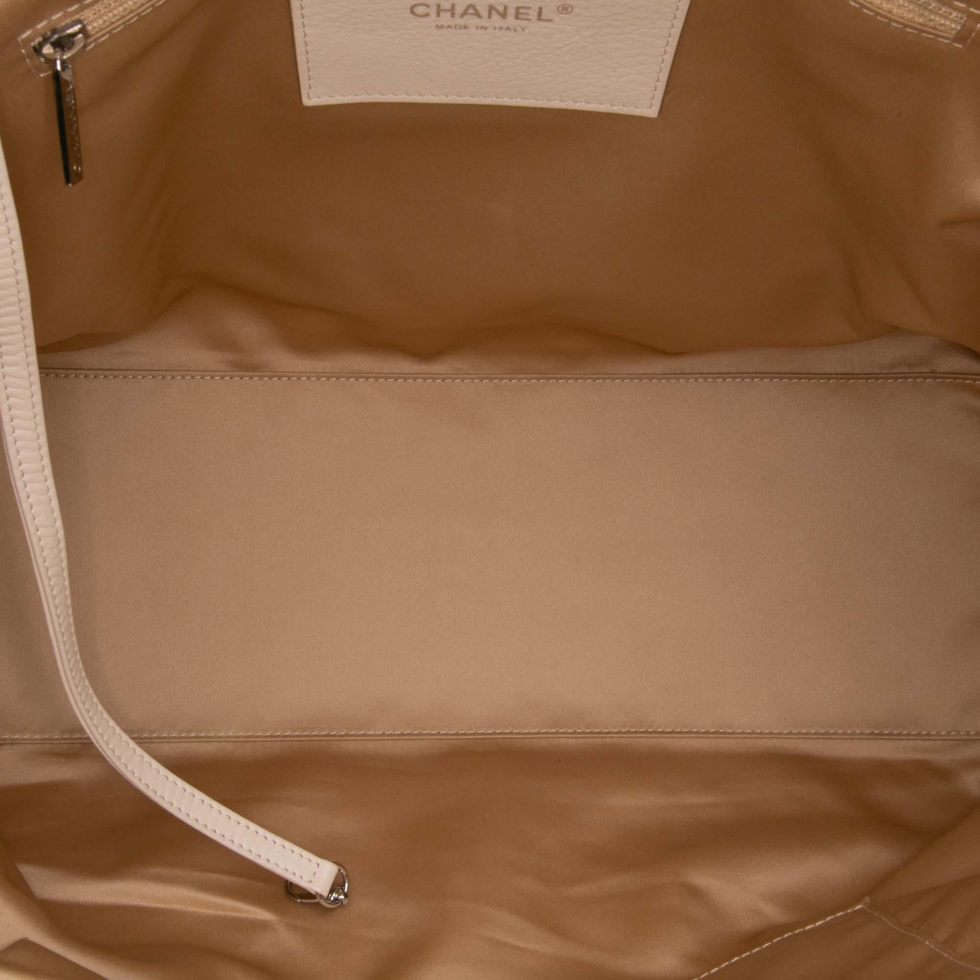 Chanel Large Quilted Aged Calfskin On The Road Tote
