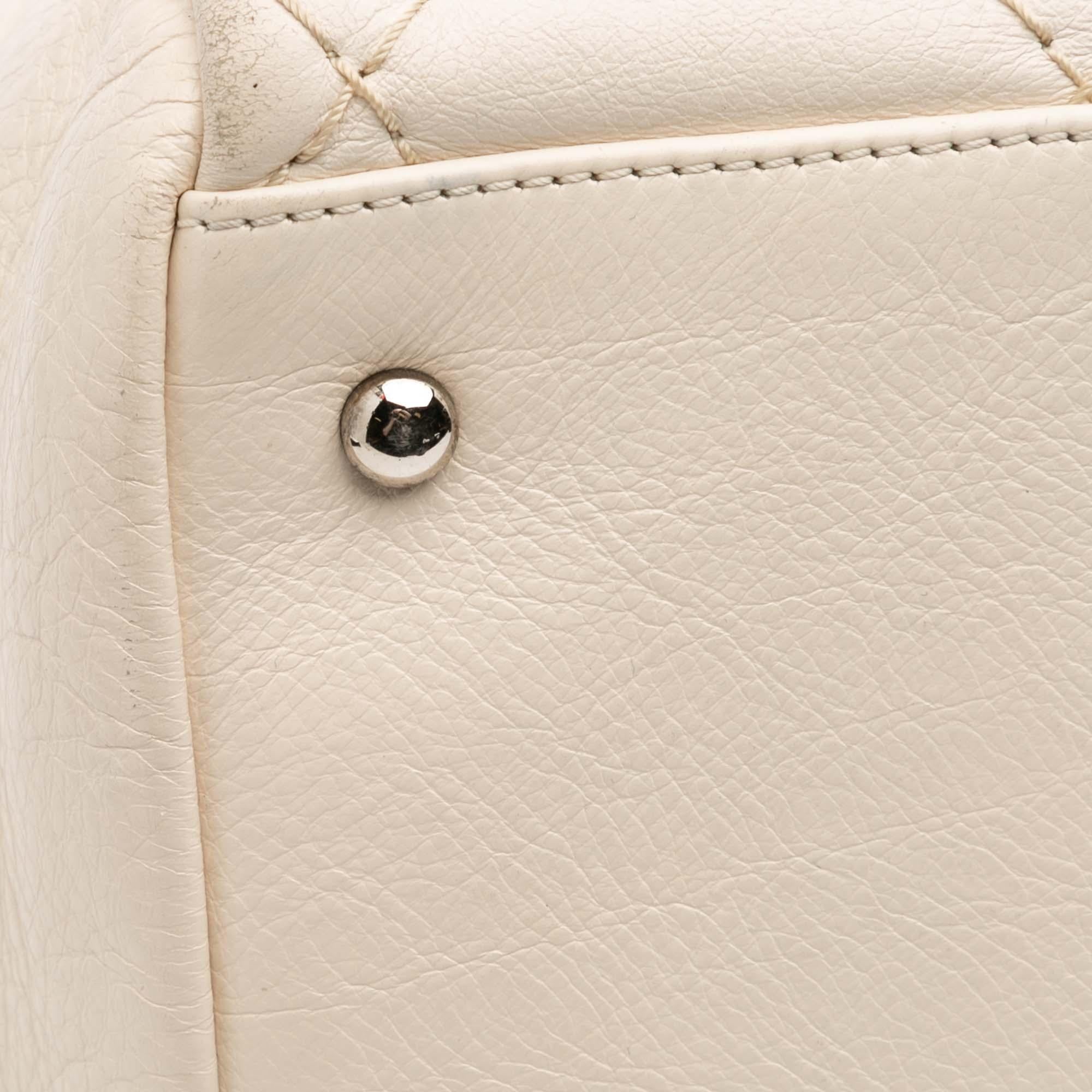 Chanel Large Quilted Aged Calfskin On The Road Tote