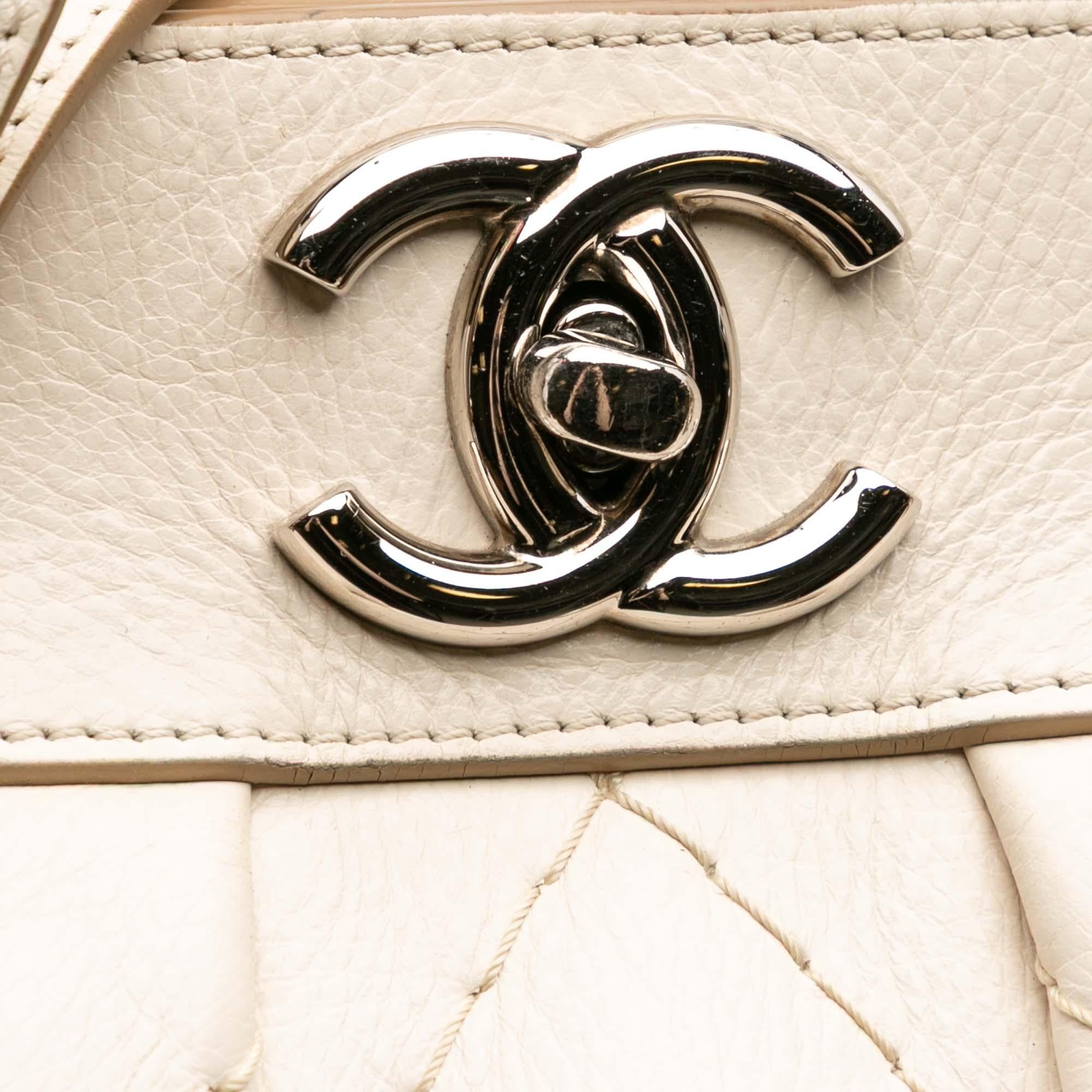 Chanel Large Quilted Aged Calfskin On The Road Tote
