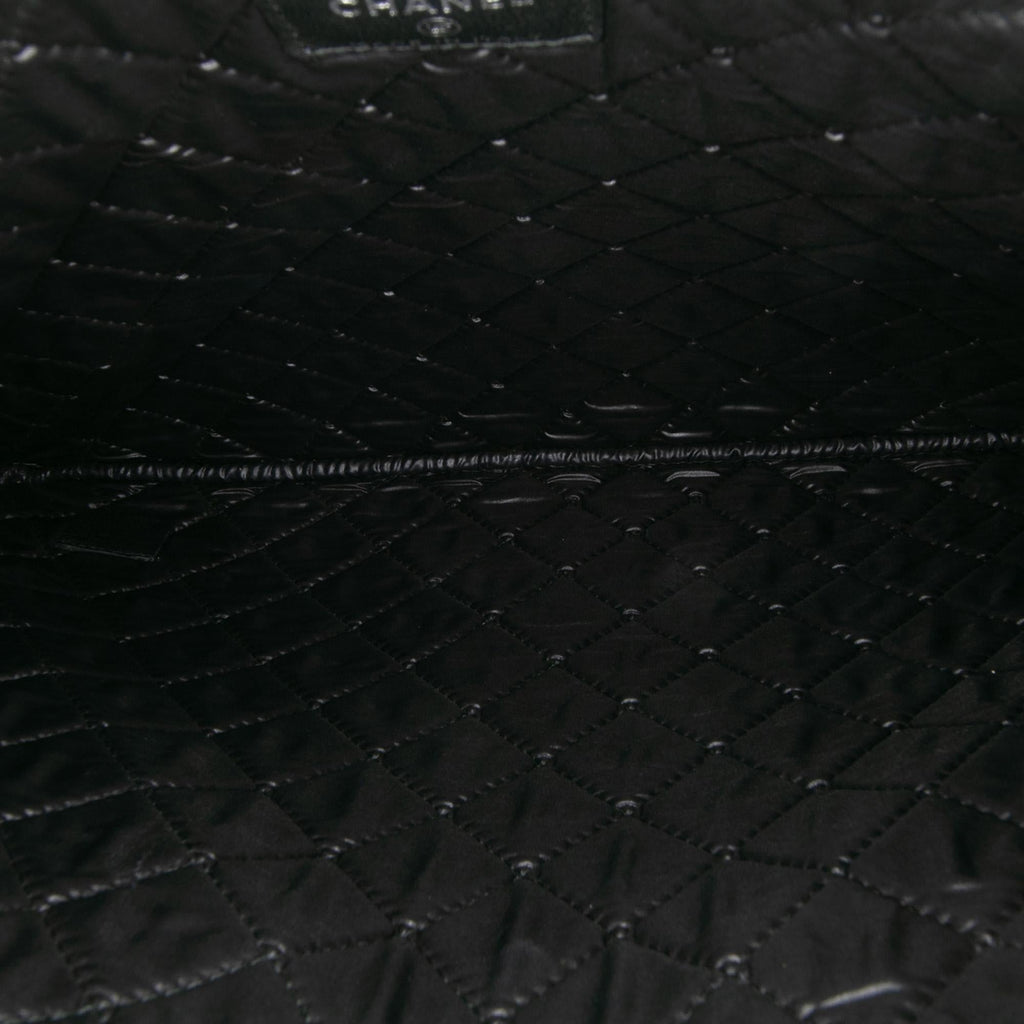 Chanel Large Quilted Caviar Boy O Case Clutch
