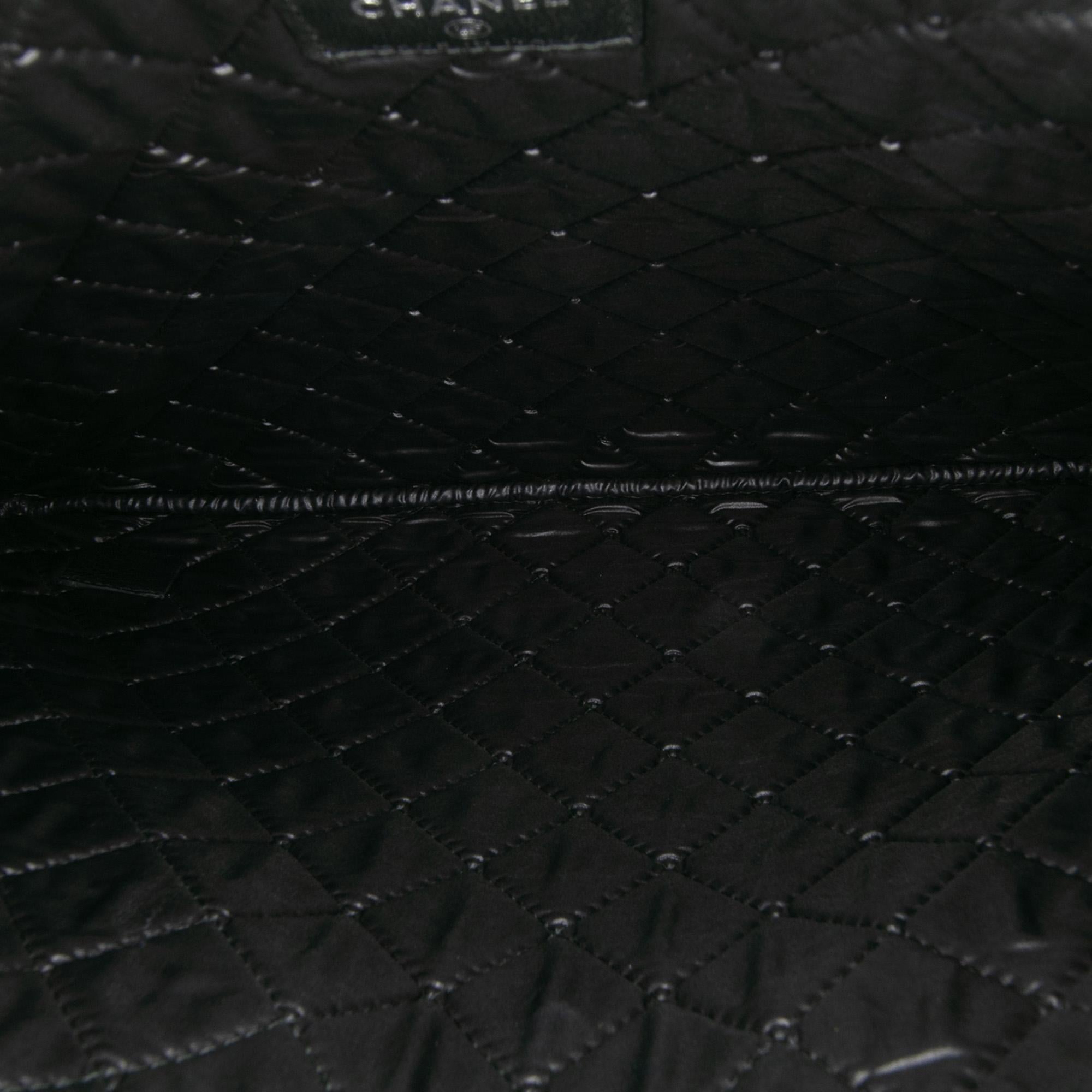 Chanel Large Quilted Caviar Boy O Case Clutch