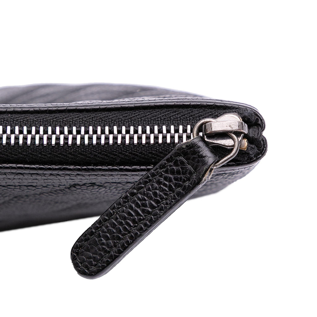 Chanel Large Quilted Caviar Boy O Case Clutch