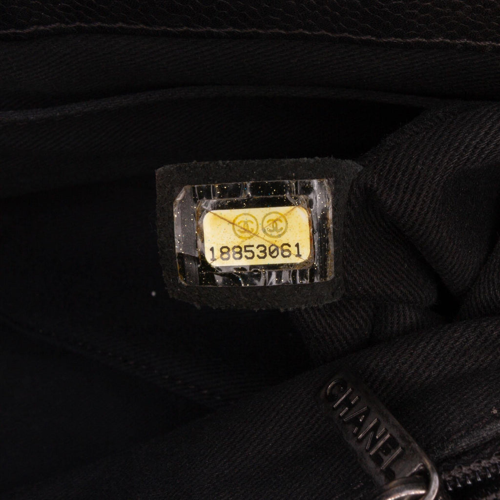 Chanel Large Quilted Caviar Now and Forever Flap