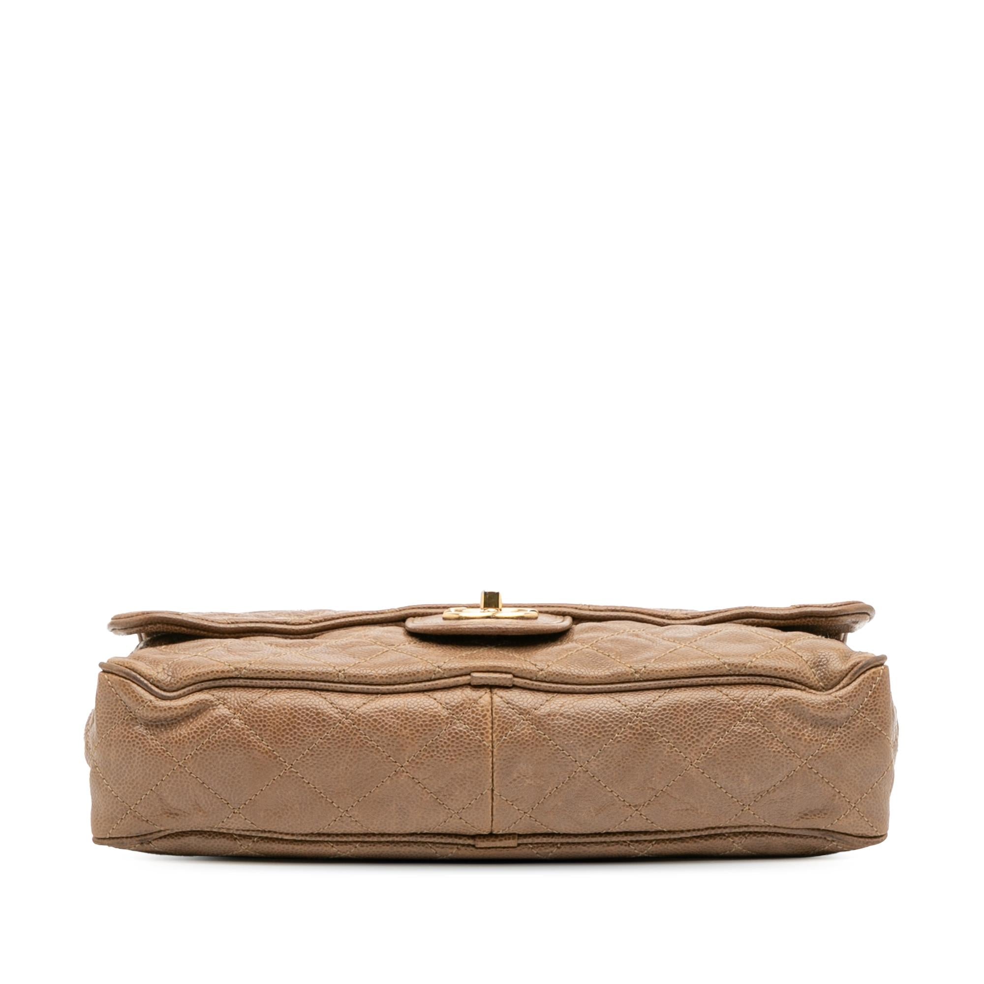 Chanel Large Quilted Caviar Shiva Flap