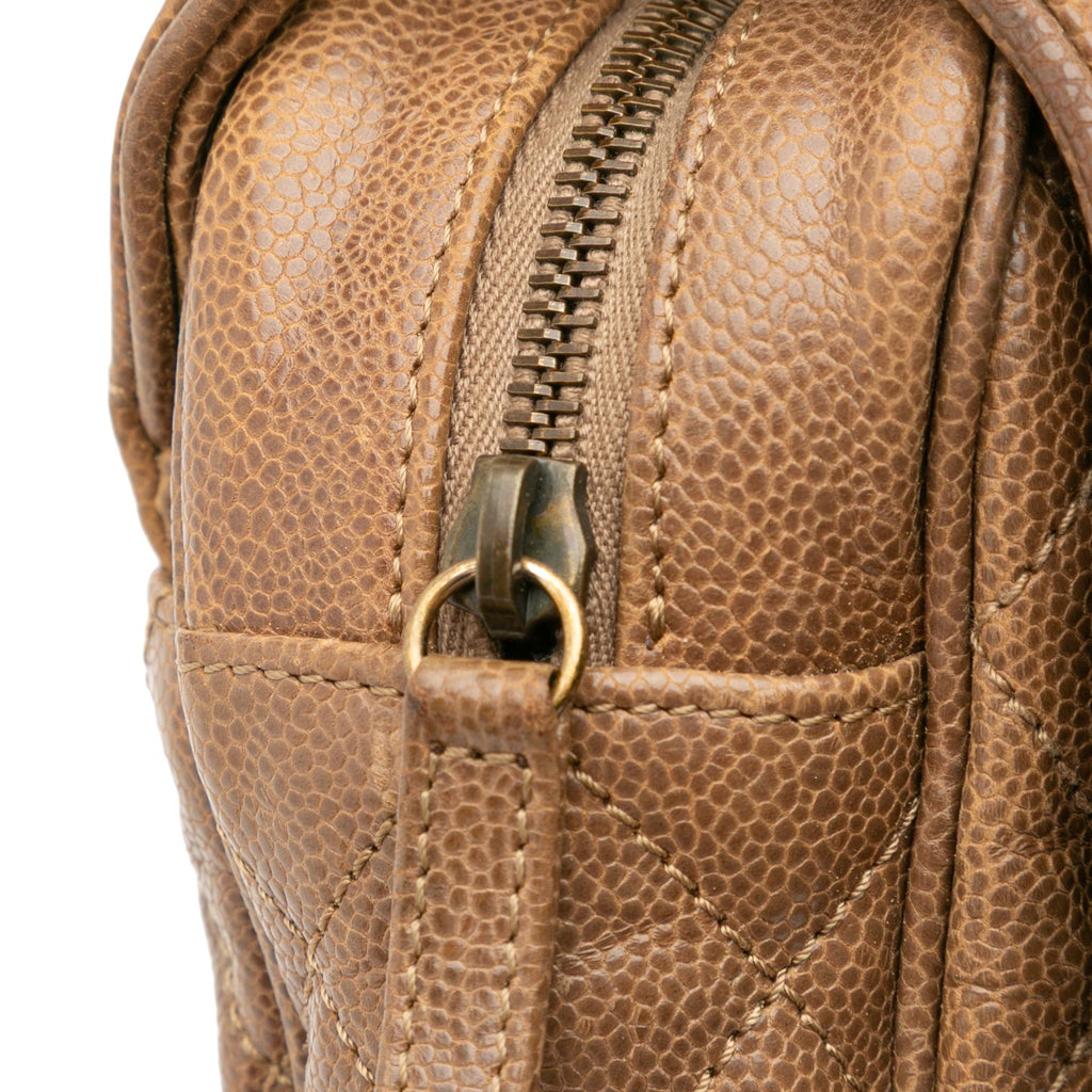 Chanel Large Quilted Caviar Shiva Flap