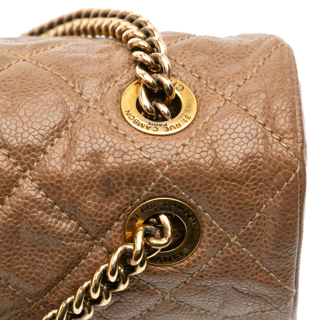 Chanel Large Quilted Caviar Shiva Flap