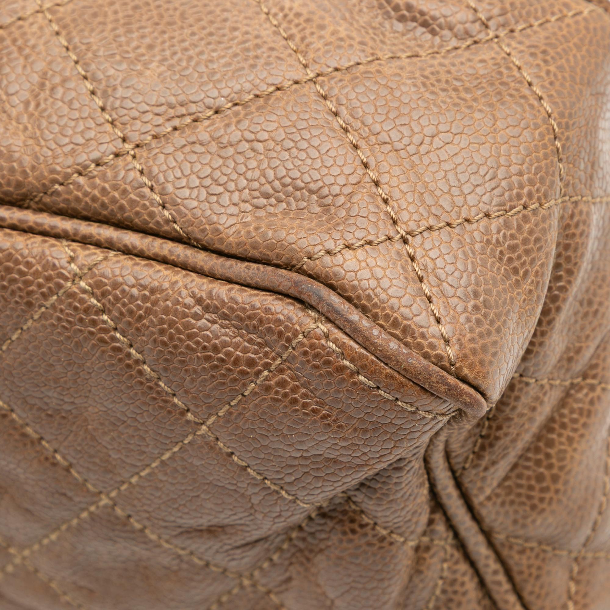 Chanel Large Quilted Caviar Shiva Flap