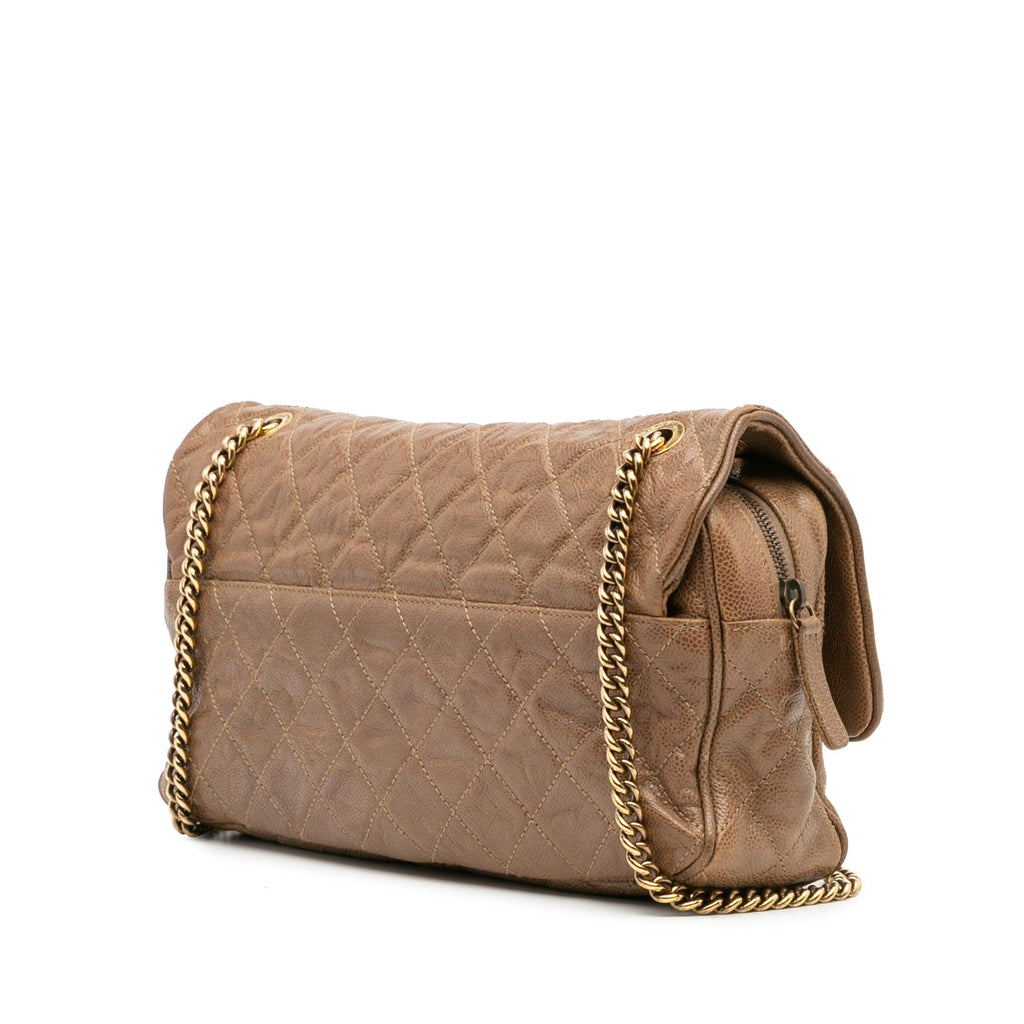 Chanel Large Quilted Caviar Shiva Flap