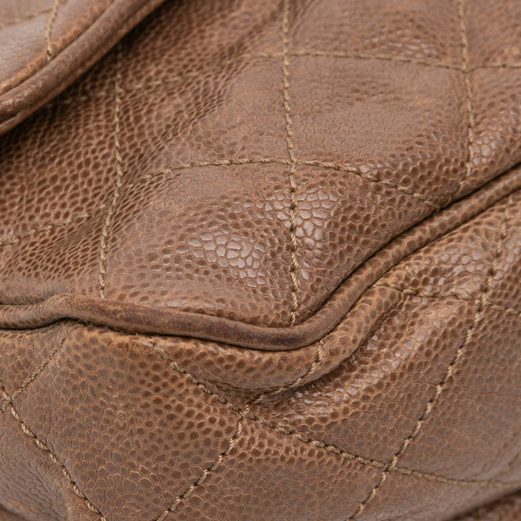 Chanel Large Quilted Caviar Shiva Flap