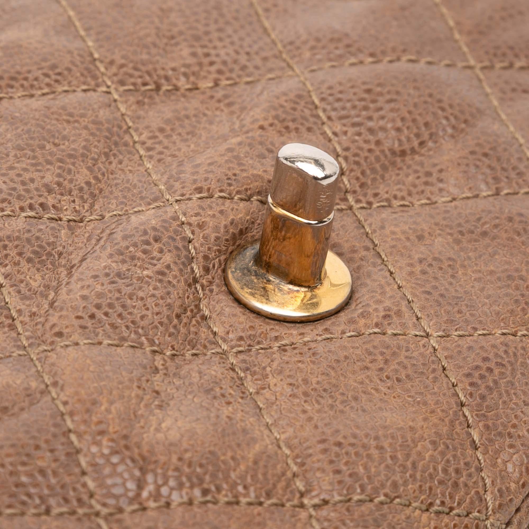 Chanel Large Quilted Caviar Shiva Flap