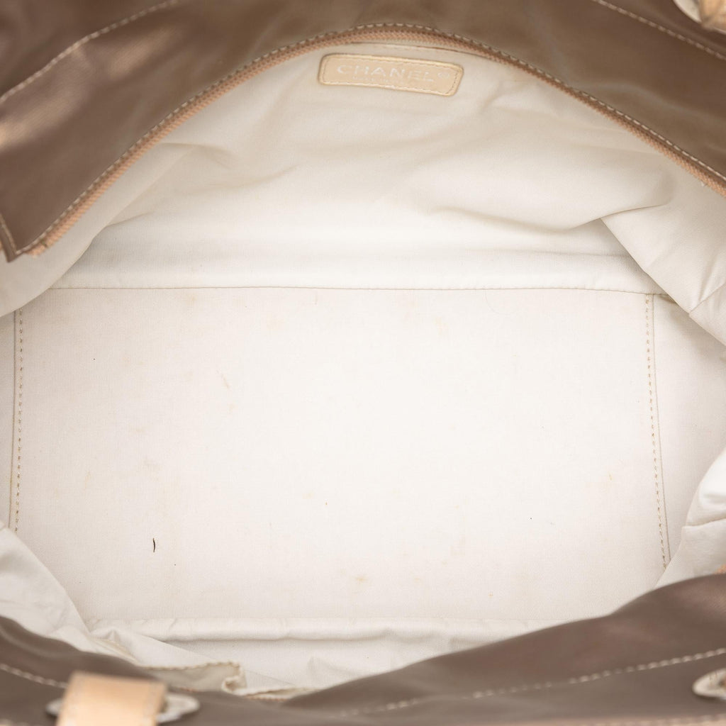 Chanel Large Quilted Coated Canvas Paris Biarritz Tote