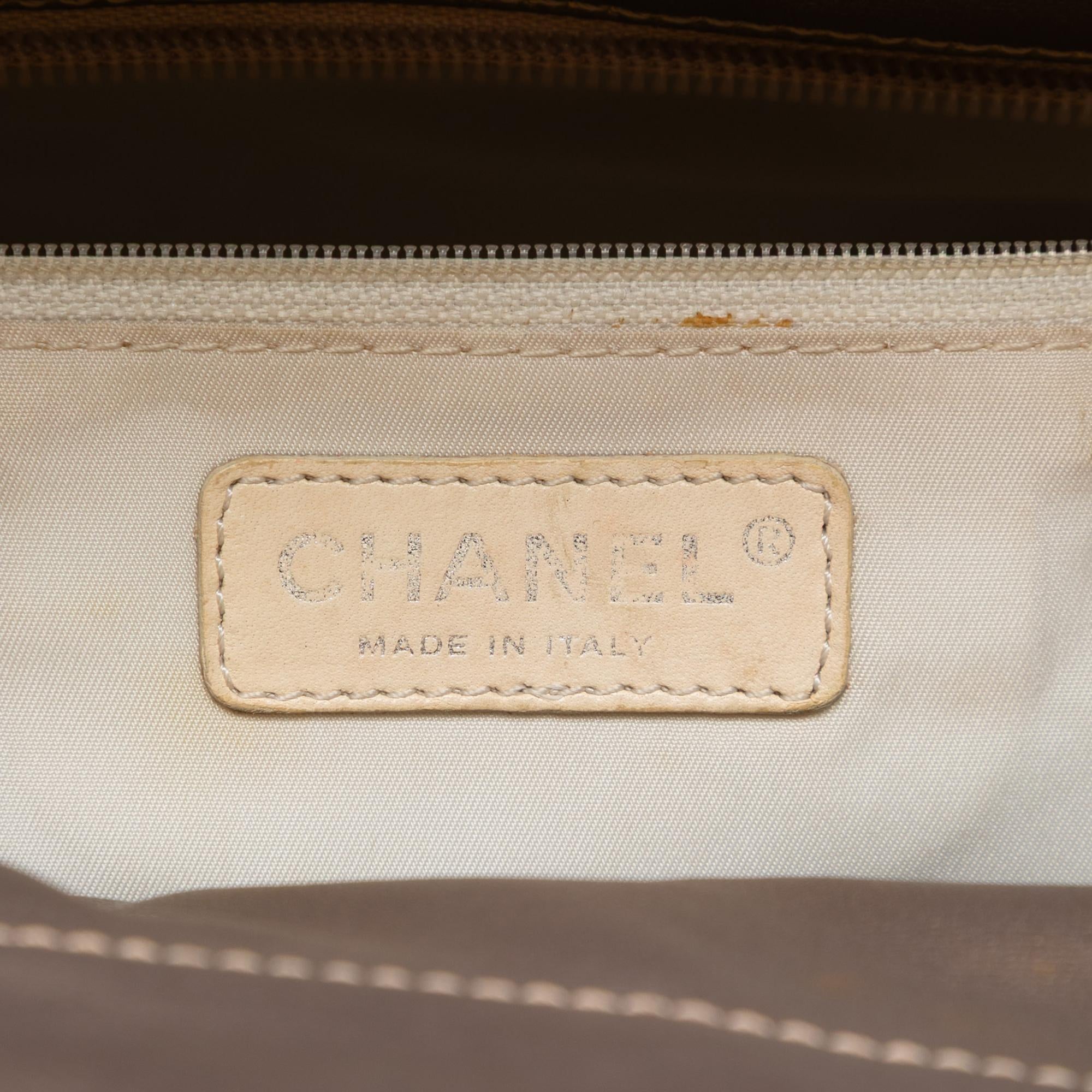 Chanel Large Quilted Coated Canvas Paris Biarritz Tote