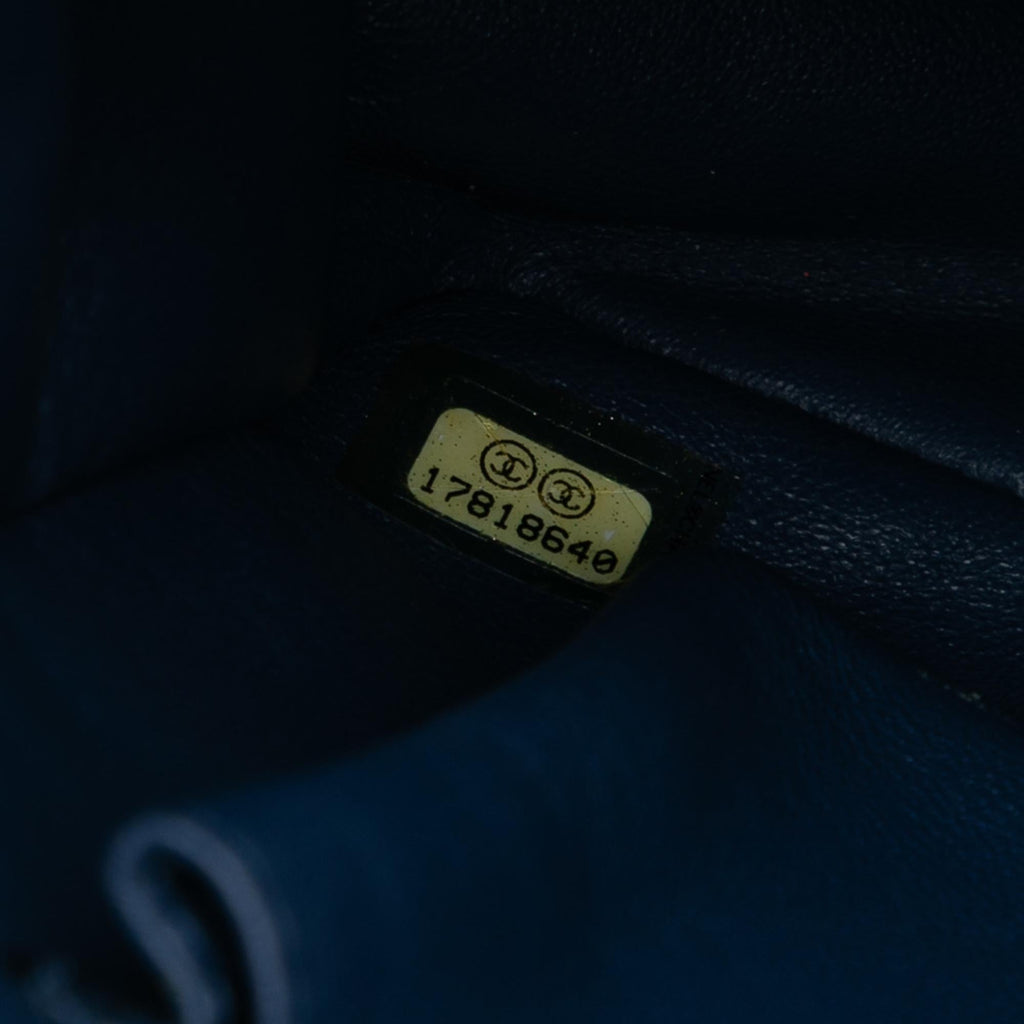 Chanel Large Quilted Denim Boy Flap