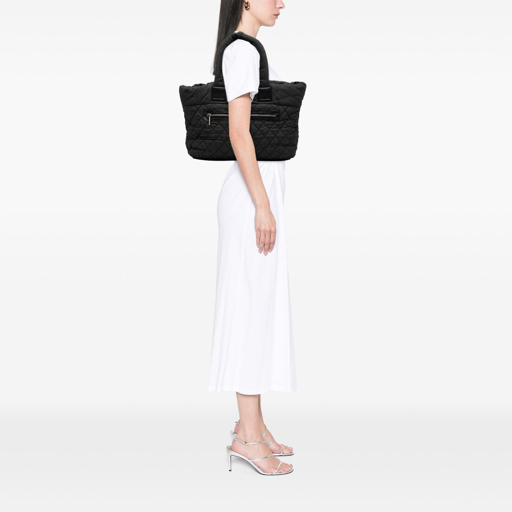 Chanel Large Quilted Denim Coco Cocoon Tote
