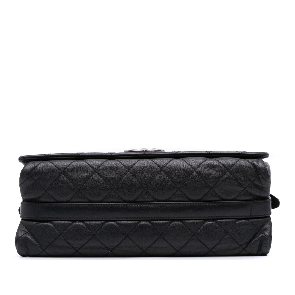 Chanel Large Quilted Goatskin City Rock Flap