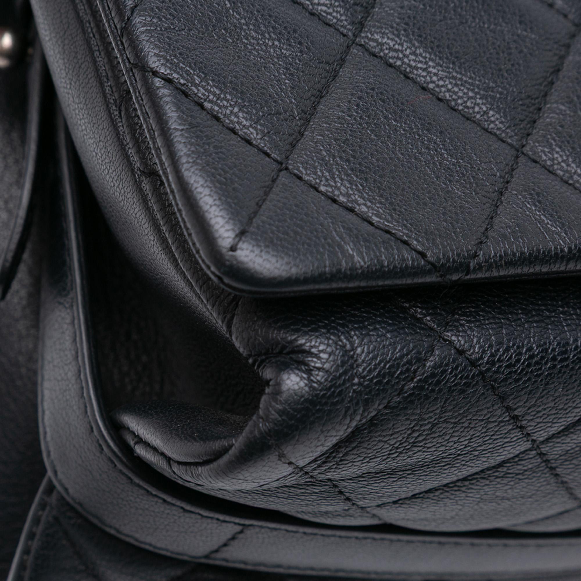 Chanel Large Quilted Goatskin City Rock Flap