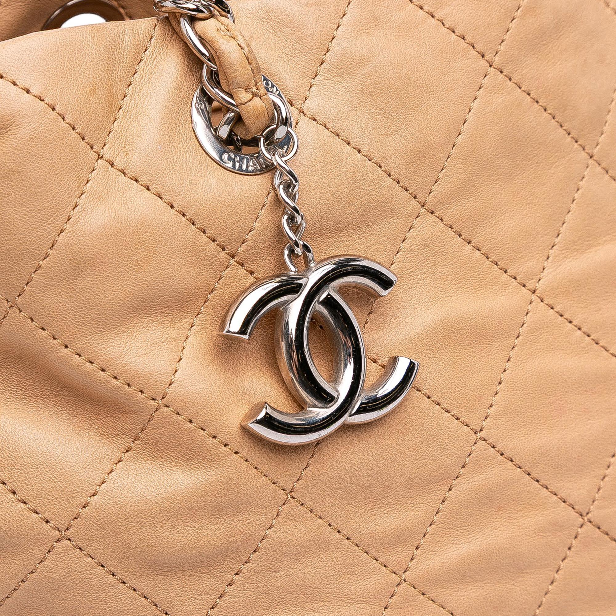 Chanel Large Quilted Iridescent Calfskin VIP Tote