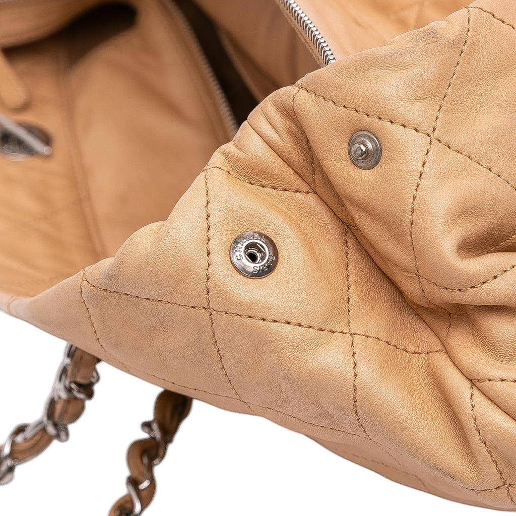 Chanel Large Quilted Iridescent Calfskin VIP Tote